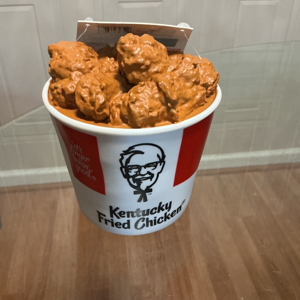 Brand New Dog Bathtub TOYS Bucket KFC Fried Chicken New Soft Rubber Plastic